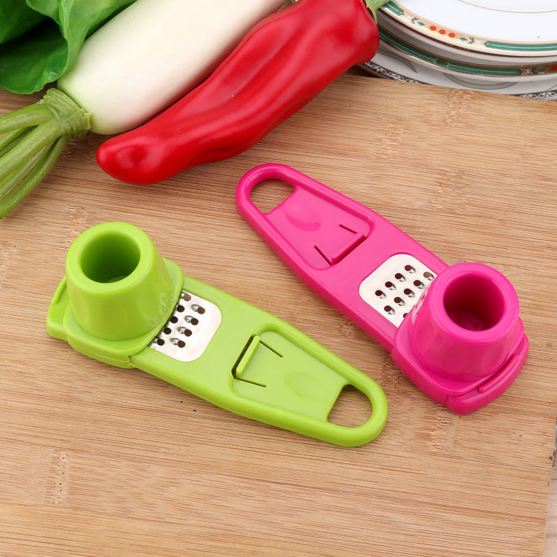 2-in-1 Garlic Crusher & Grinder - Kitchora