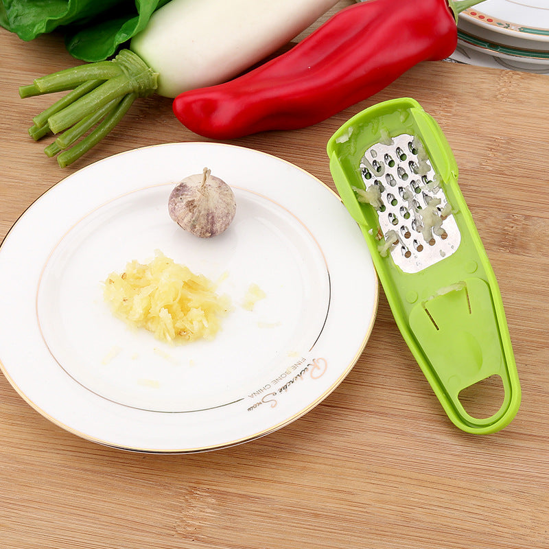 2-in-1 Garlic Crusher & Grinder - Kitchora