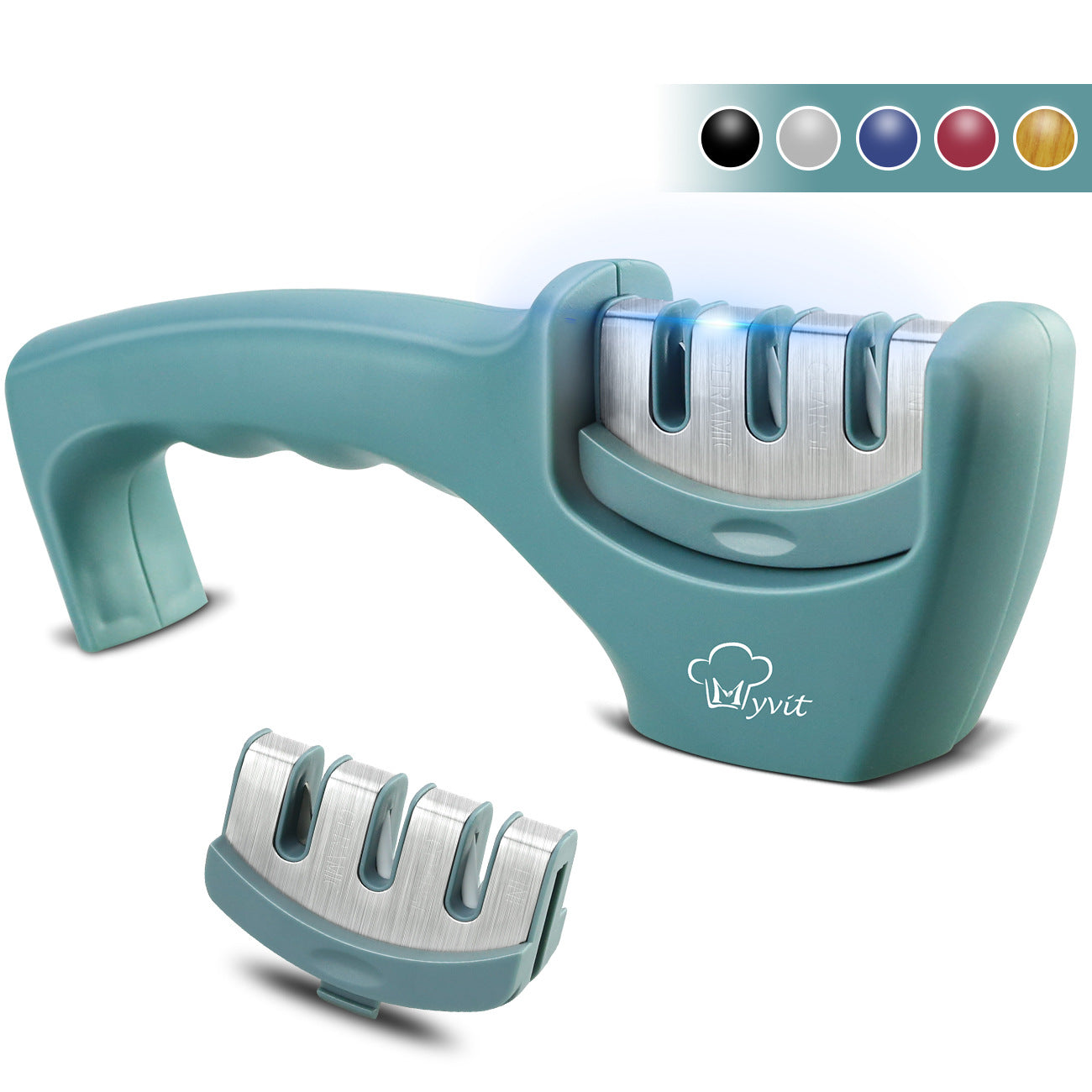 Dual-Grit Knife Sharpener – Diamond & Tungsten for Chef-Grade Blades - Kitchora