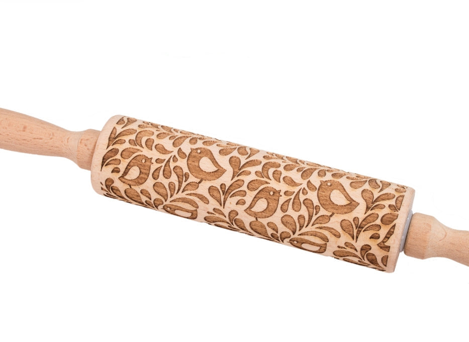 Christmas Pattern Rolling Pin - Kitchora