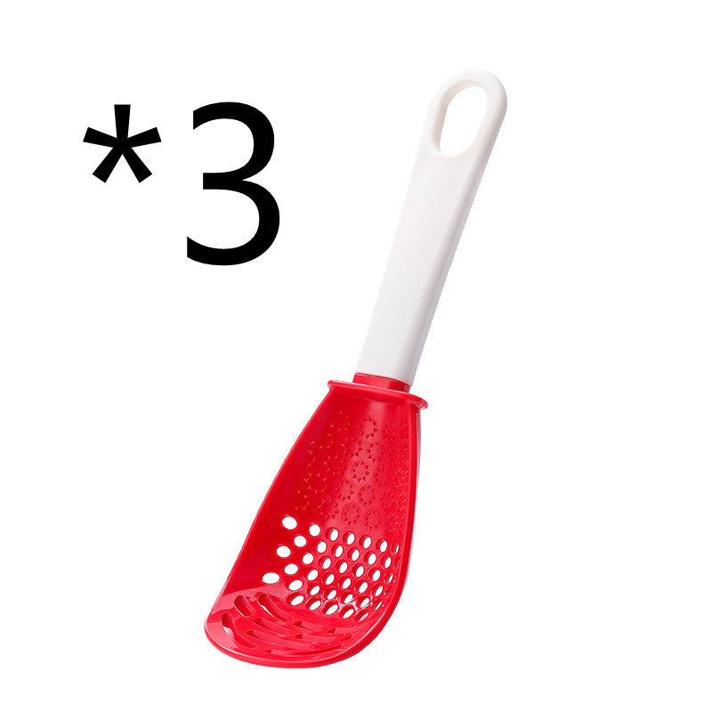 5-in-1 Slotted Masher Spoon – Grate, Press, Stir & Serve with Ease! - Kitchora