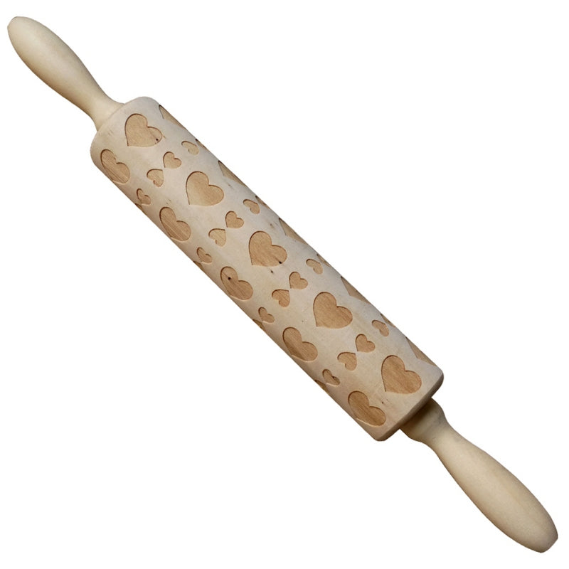 Christmas Pattern Rolling Pin - Kitchora
