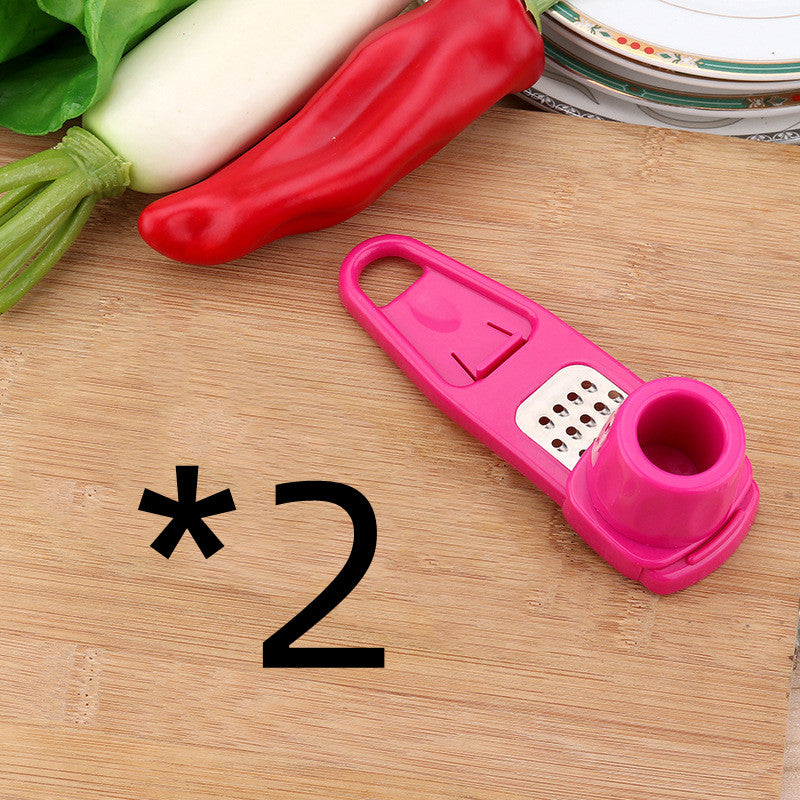 2-in-1 Garlic Crusher & Grinder - Kitchora